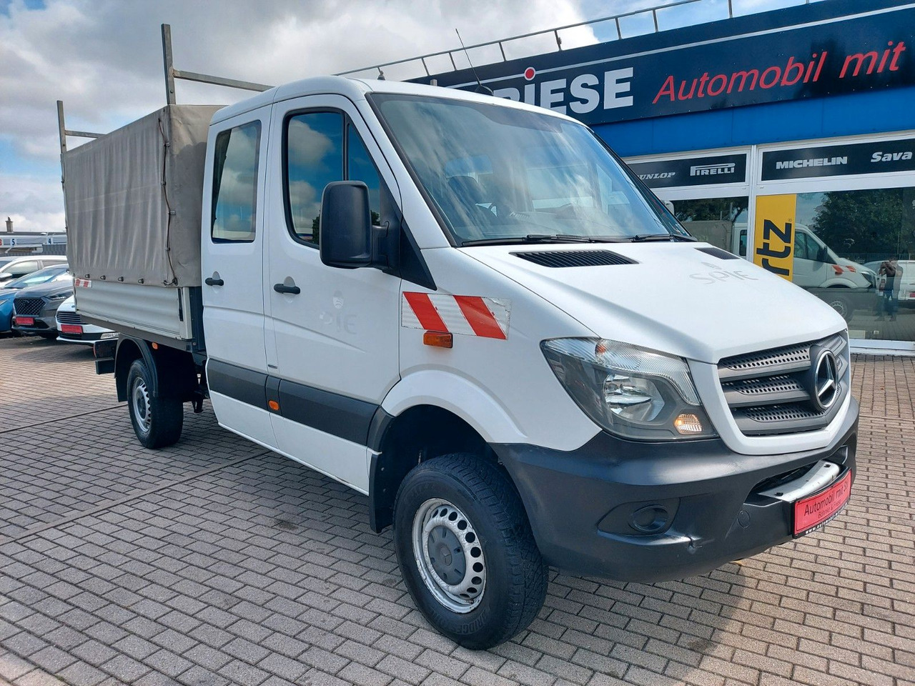 Mercedes-Benz Sprinter II Pritsche DoKa 316 4X4 Klima Standhei - Plachtová dodávka, Dodávka s dvojitou kabinou: obrázek 1 Mercedes-Benz Sprinter II Pritsche DoKa 316 4X4 Klima Standhei - Plachtová dodávka, Dodávka s dvojitou kabinou: obrázek 1