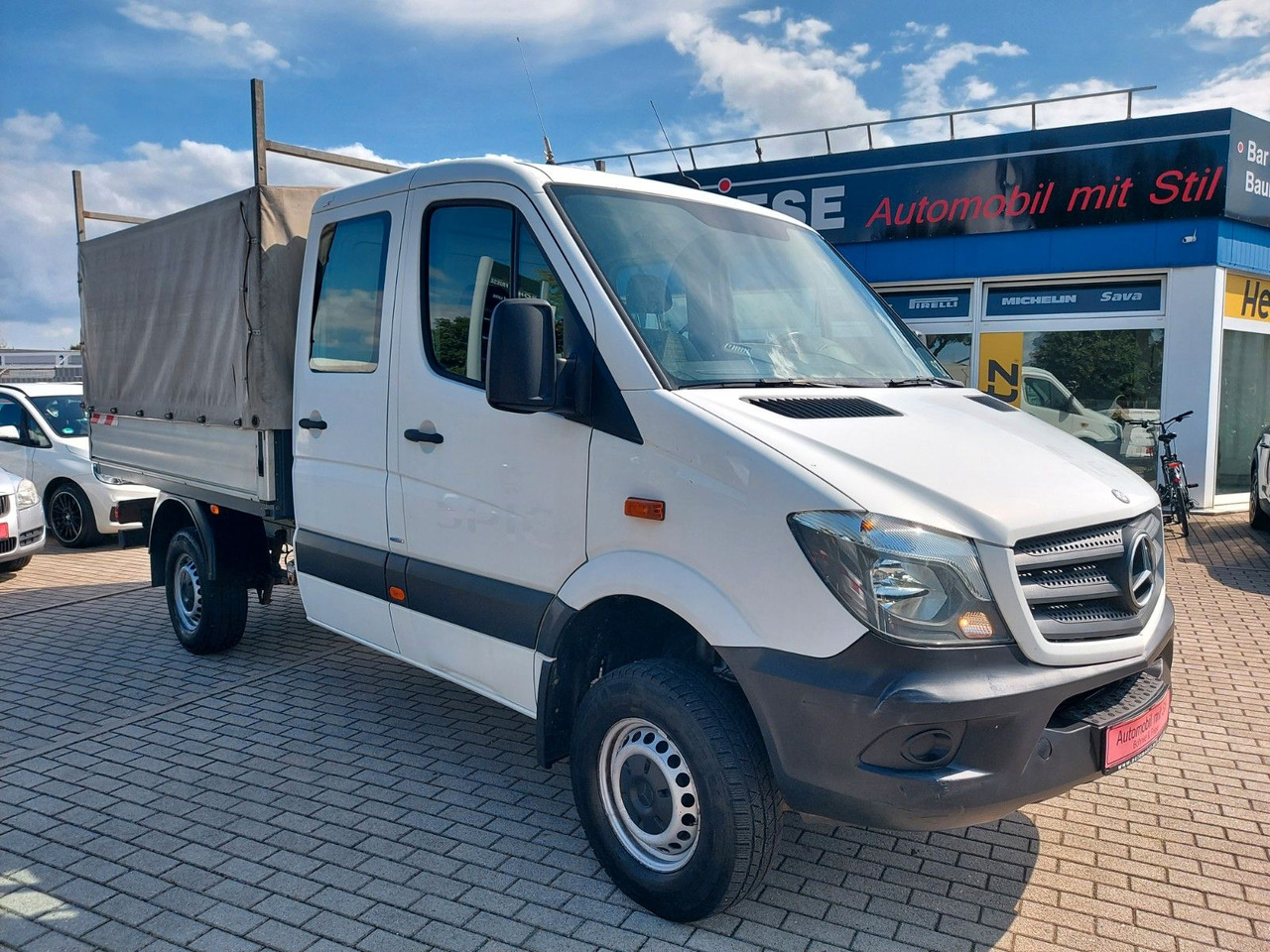Mercedes-Benz Sprinter II Pritsche/DoKa 316 CDI 4X4 KLIMA - Plachtová dodávka, Dodávka s dvojitou kabinou: obrázek 1 Mercedes-Benz Sprinter II Pritsche/DoKa 316 CDI 4X4 KLIMA - Plachtová dodávka, Dodávka s dvojitou kabinou: obrázek 1