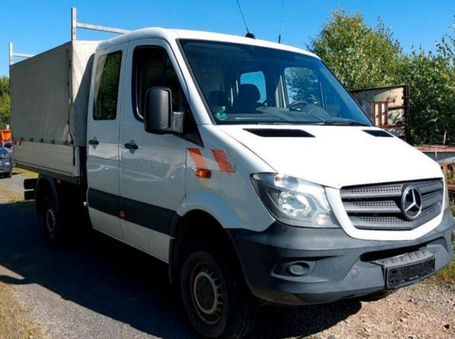Mercedes-Benz Sprinter II Pritsche DoKa 316 CDI 4X4 Klima - Plachtová dodávka, Dodávka s dvojitou kabinou: obrázek 1 Mercedes-Benz Sprinter II Pritsche DoKa 316 CDI 4X4 Klima - Plachtová dodávka, Dodávka s dvojitou kabinou: obrázek 1