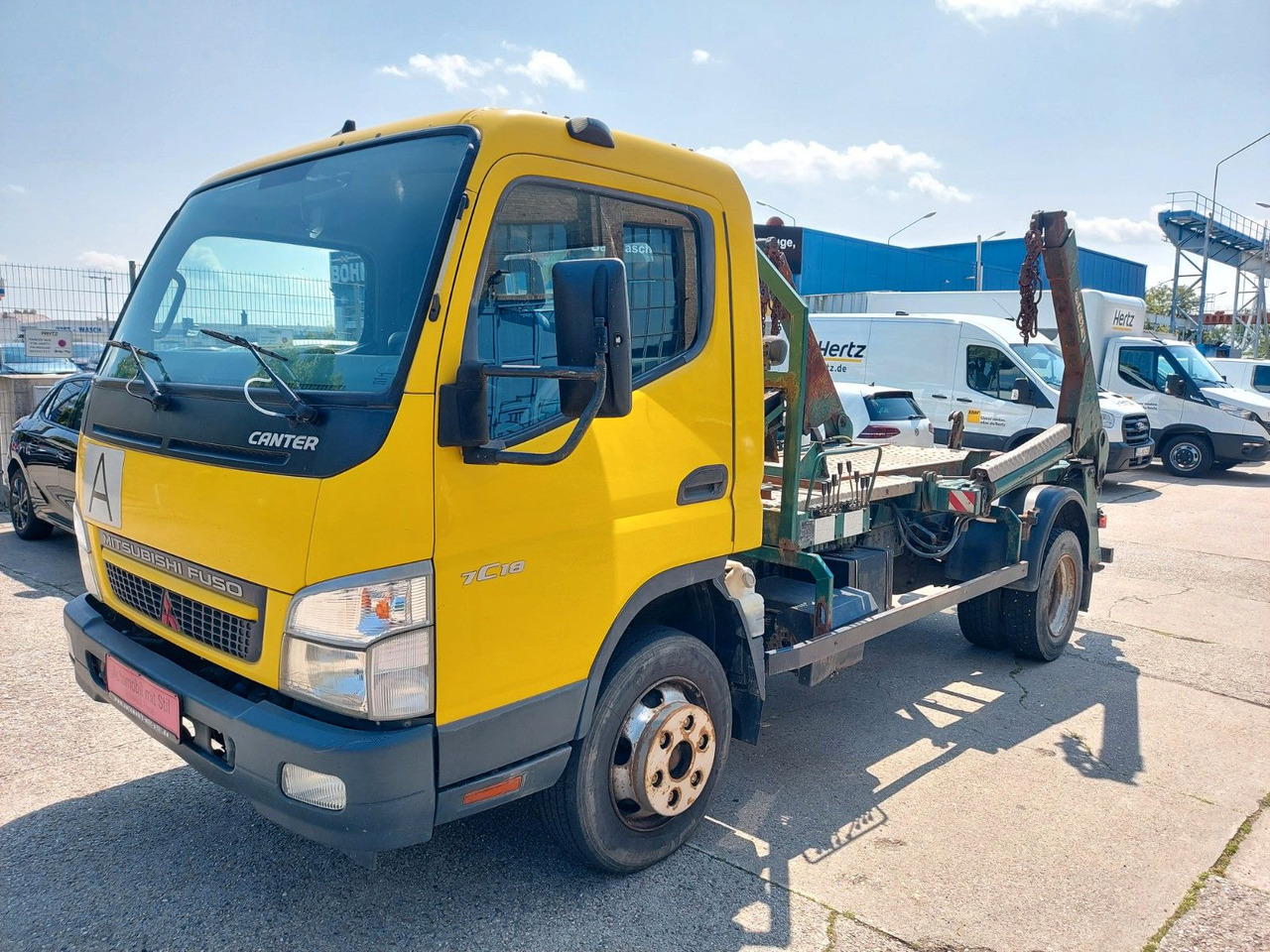 Mitsubishi Canter 7C18 Absetzer Kipper Meier Ratio 4500kg - Ramenový nosič kontajnerov: obrázek 1 Mitsubishi Canter 7C18 Absetzer Kipper Meier Ratio 4500kg - Ramenový nosič kontajnerov: obrázek 1