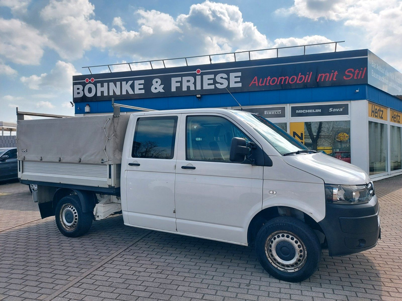 Plachtová dodávka, Dodávka s dvojitou kabinou Volkswagen T5 Transporter Pritsche DOKA 4MOTION 4x4 Klima: obrázek 10
