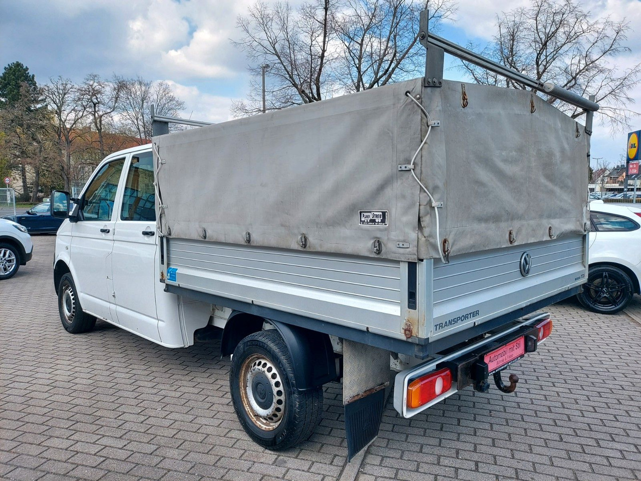 Plachtová dodávka, Dodávka s dvojitou kabinou Volkswagen T5 Transporter Pritsche DOKA 4MOTION 4x4 Klima: obrázek 6