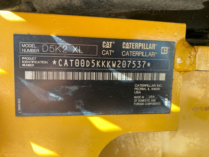 Buldozer Caterpillar D5K2 XL NVT: obrázek 11