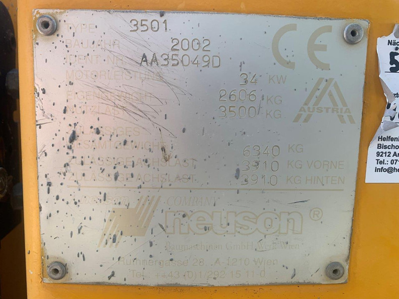 Mini-sklápěčka Neuson 3501 NVT: obrázek 10