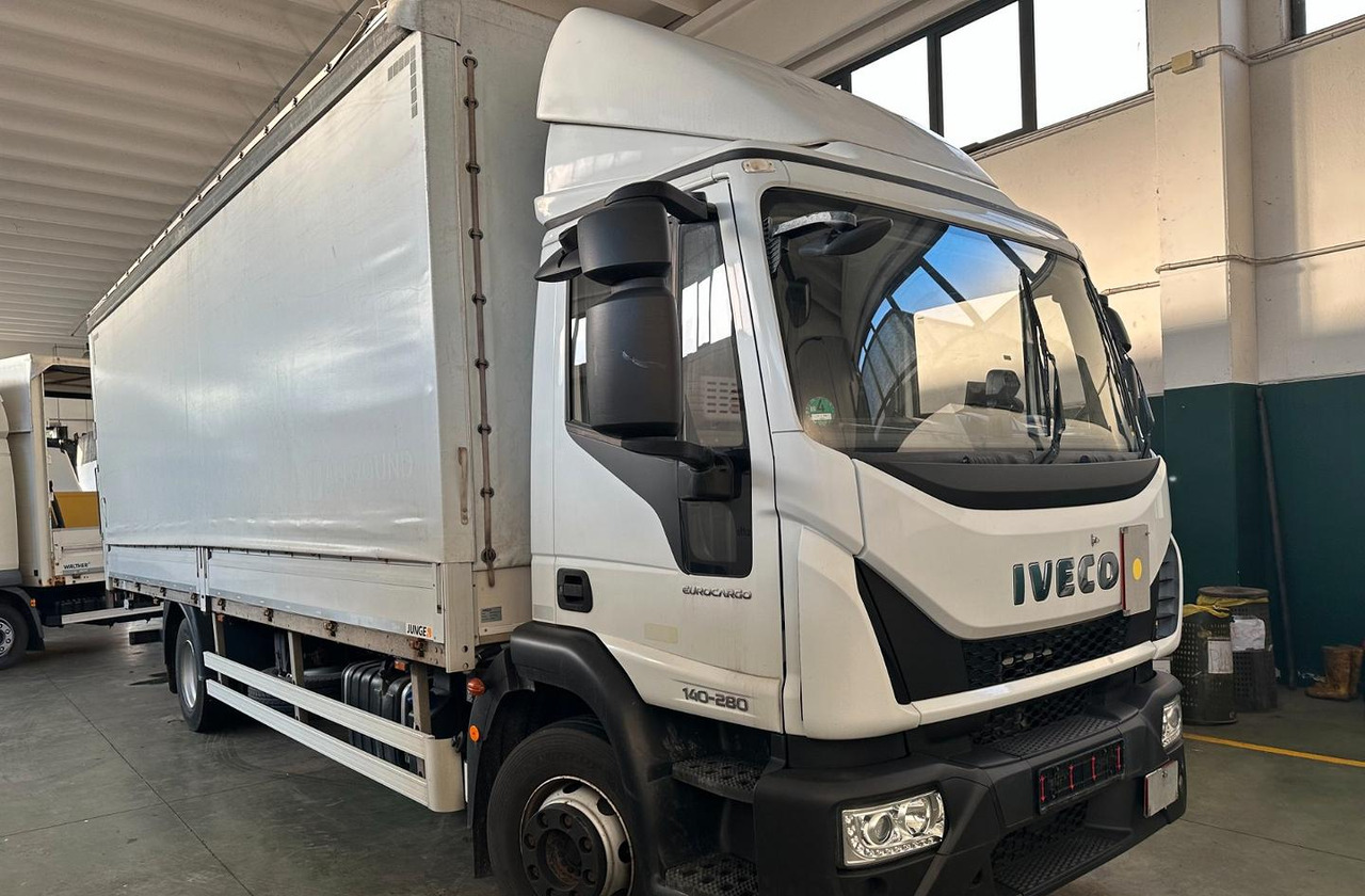 Iveco 140e28 euro 6 centina e sponda - Plachtový nákladní auto: obrázek 1 Iveco 140e28 euro 6 centina e sponda - Plachtový nákladní auto: obrázek 1