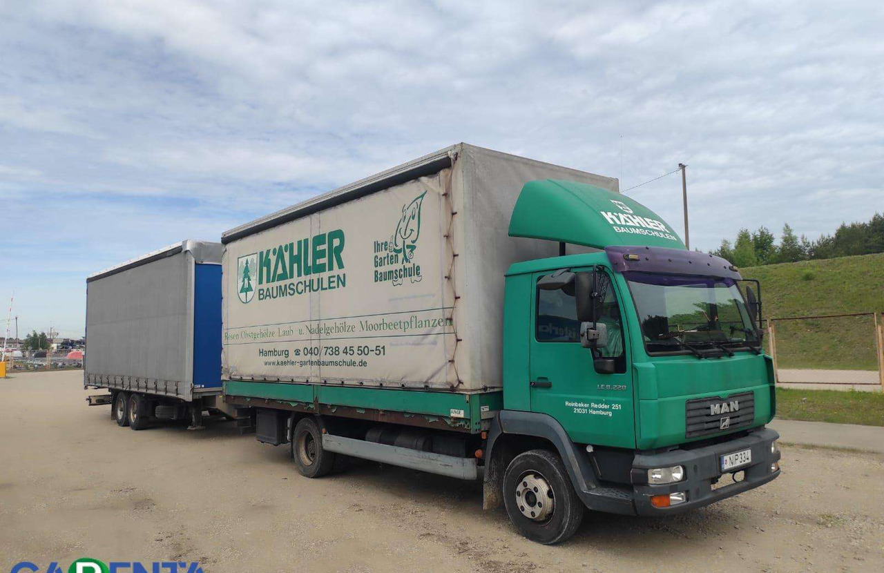 MAN LE8.220 - Plachtový nákladní auto: obrázek 2 MAN LE8.220 - Plachtový nákladní auto: obrázek 2