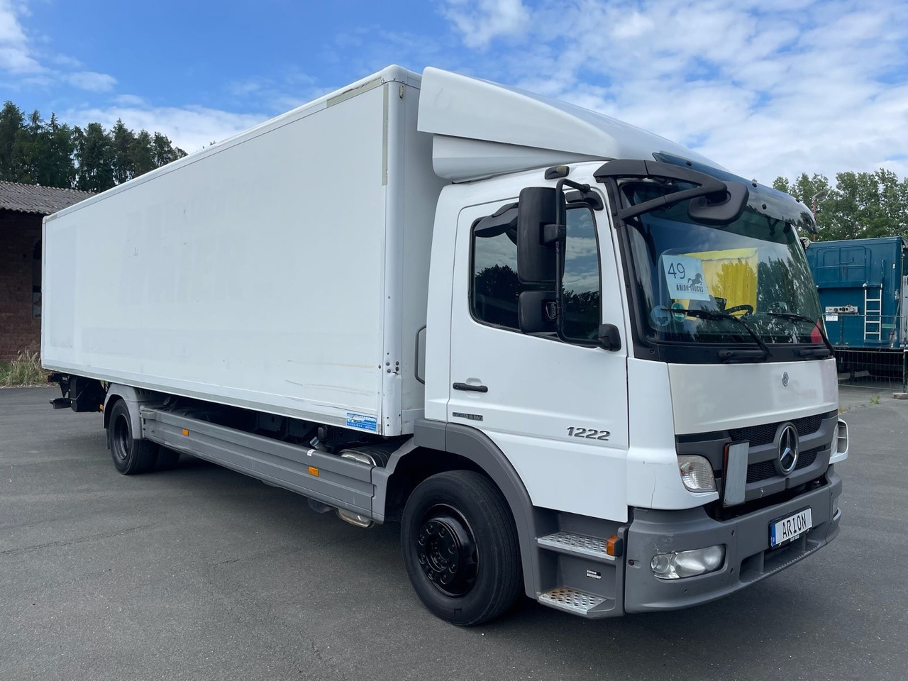 Mercedes-Benz Atego 2 1222 4x2 Koffer/LBW/DAUTEL/8,25m/AC/EU5 - Skříňový nákladní auto: obrázek 1 Mercedes-Benz Atego 2 1222 4x2 Koffer/LBW/DAUTEL/8,25m/AC/EU5 - Skříňový nákladní auto: obrázek 1