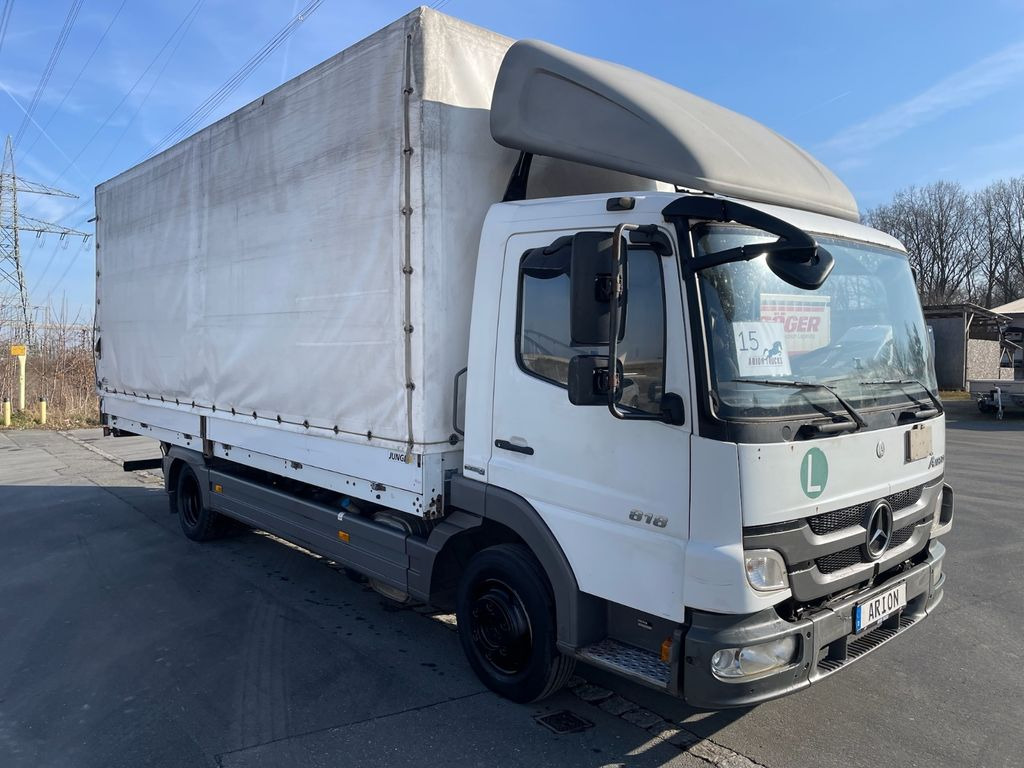 Mercedes-Benz Atego 818 4x2 Pritsche+Plane/LBW/BärCargoliftEU5 - Plachtová dodávka: obrázek 1 Mercedes-Benz Atego 818 4x2 Pritsche+Plane/LBW/BärCargoliftEU5 - Plachtová dodávka: obrázek 1