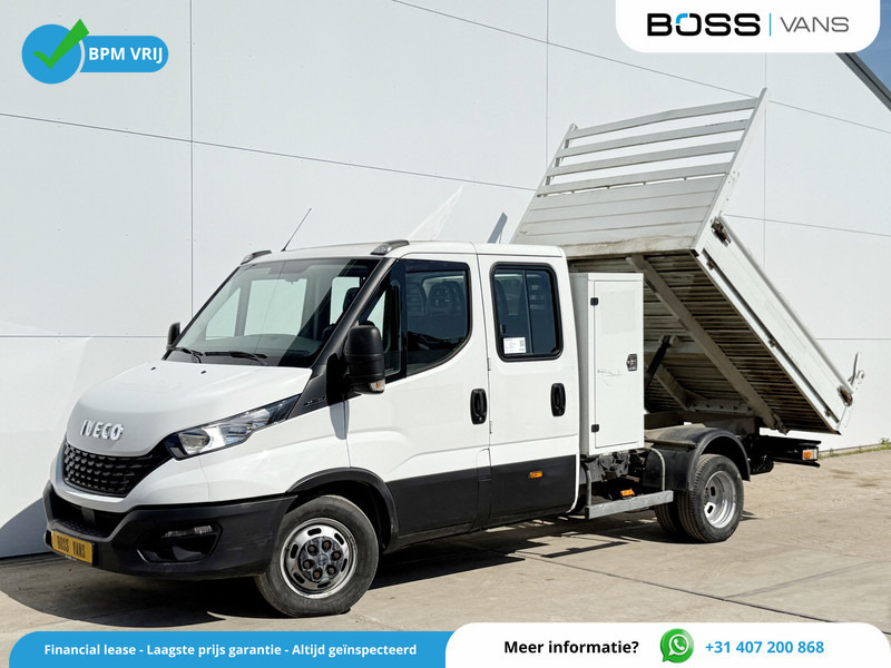 Iveco Daily 35C14 Kipper Dubbele Cabine Dubbellucht Trekhaak Airco Cruise Control Lucht Geveerde Stoel - Dodávka sklápěč, Dodávka s dvojitou kabinou: obrázek 1 Iveco Daily 35C14 Kipper Dubbele Cabine Dubbellucht Trekhaak Airco Cruise Control Lucht Geveerde Stoel - Dodávka sklápěč, Dodávka s dvojitou kabinou: obrázek 1
