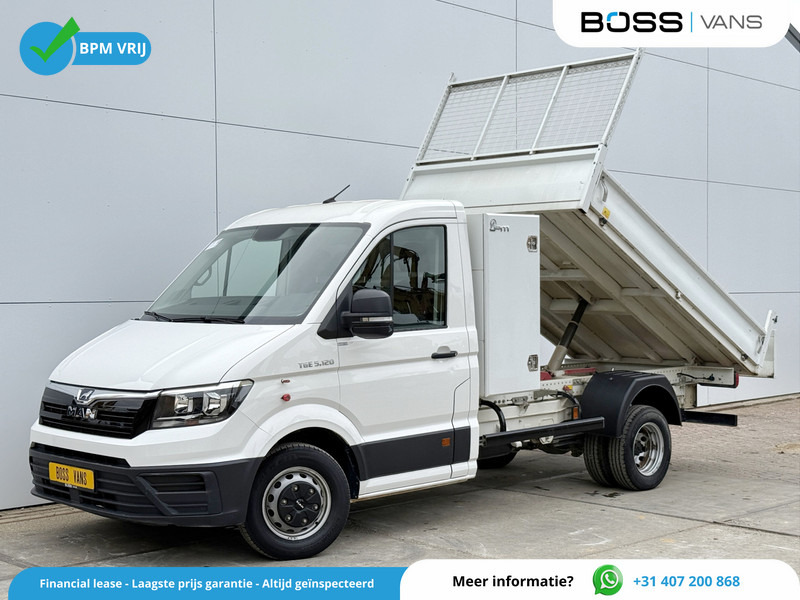 MAN TGE 5.120 2.0 TDI Kipper Dubbellucht Carplay Trekhaak Airco Camera Benne Tipper - Dodávka sklápěč: obrázek 1 MAN TGE 5.120 2.0 TDI Kipper Dubbellucht Carplay Trekhaak Airco Camera Benne Tipper - Dodávka sklápěč: obrázek 1