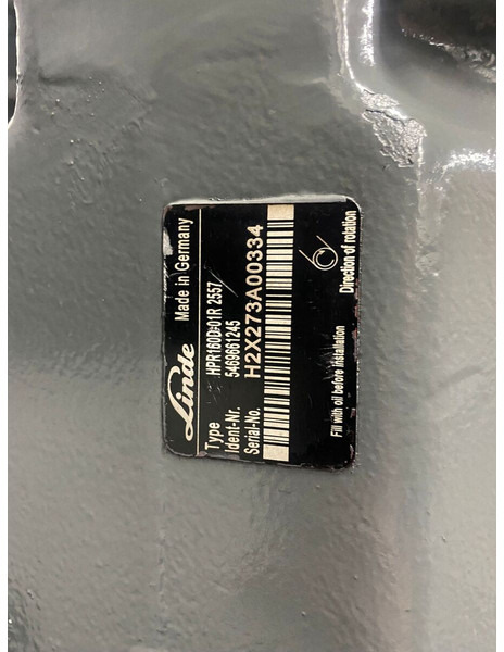 Linde HPR160D-01R 2557 - Hydraulické čerpadlo: obrázek 5 Linde HPR160D-01R 2557 - Hydraulické čerpadlo: obrázek 5