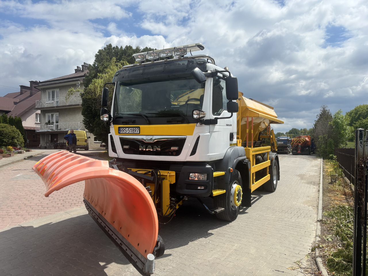 Vozidlo pro zimní údržbu MAN TGM 18.290 4X4BB GRITTER/SPREADER PLOUGH ECON: obrázek 7