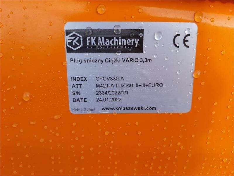 - - - fk machinery 330 - Sněžný pluh pro Zemědělská technika: obrázek 4 - - - fk machinery 330 - Sněžný pluh pro Zemědělská technika: obrázek 4