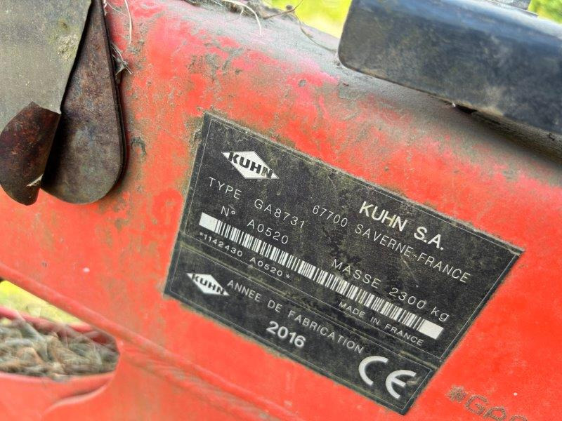 Kuhn GA8731 - Stroj na sklizeň pícnin: obrázek 4 Kuhn GA8731 - Stroj na sklizeň pícnin: obrázek 4