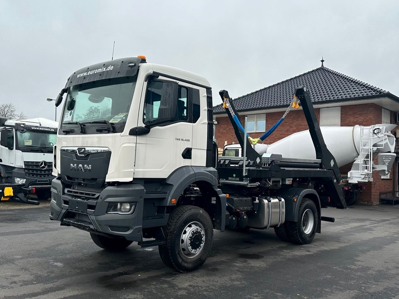 MAN TGS 18.400 4x4 Euro 6e Hyva Absetzkipper - Sklápěč, Auto s hydraulickou rukou: obrázek 1 MAN TGS 18.400 4x4 Euro 6e Hyva Absetzkipper - Sklápěč, Auto s hydraulickou rukou: obrázek 1