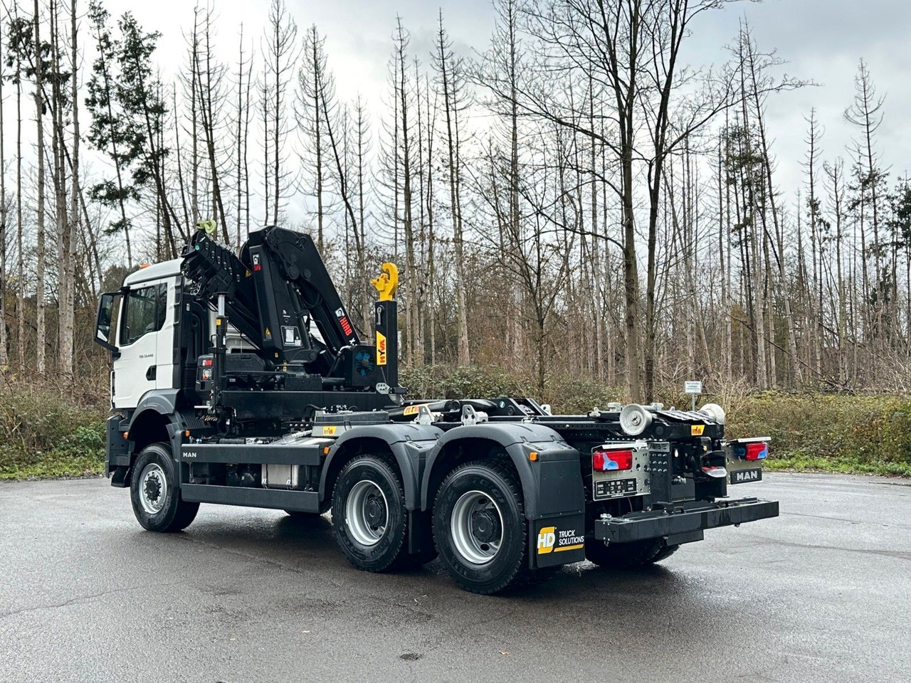 MAN TGS 33.440 6x6 BB Abrollkipper+Kran Hiab 228-6 - Hákový nosič kontejnerů, Auto s hydraulickou rukou: obrázek 4 MAN TGS 33.440 6x6 BB Abrollkipper+Kran Hiab 228-6 - Hákový nosič kontejnerů, Auto s hydraulickou rukou: obrázek 4
