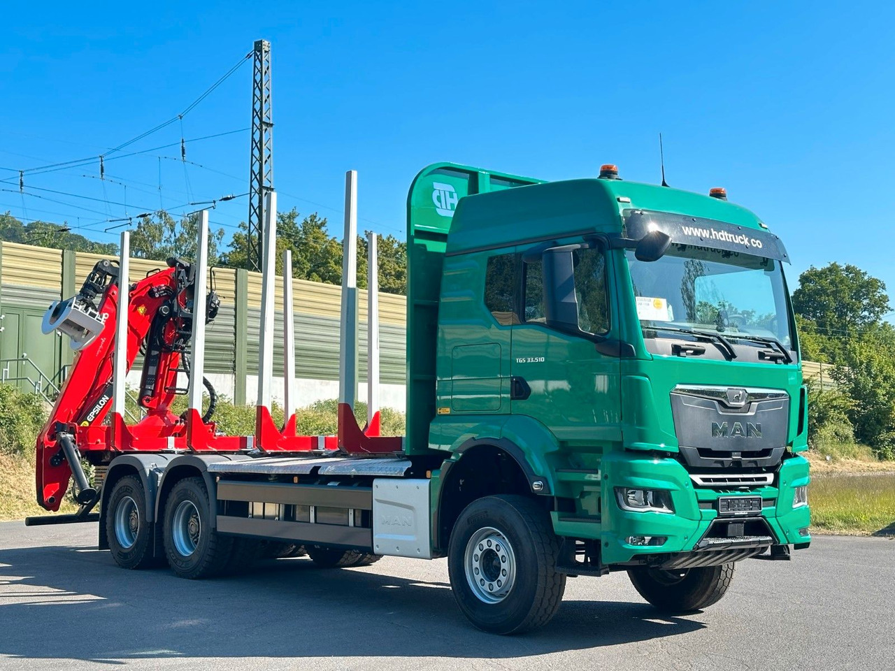 Lesovůz, Auto s hydraulickou rukou MAN TGS 33.510 6X4 BB Euro6e  EPSILON 150Z: obrázek 9
