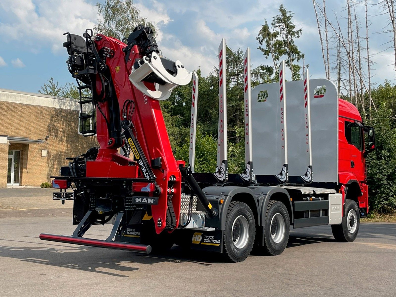 Lesovůz, Auto s hydraulickou rukou MAN TGS 33.520 6X6  Euro6e  Radstand 3900mm EPSILON: obrázek 6