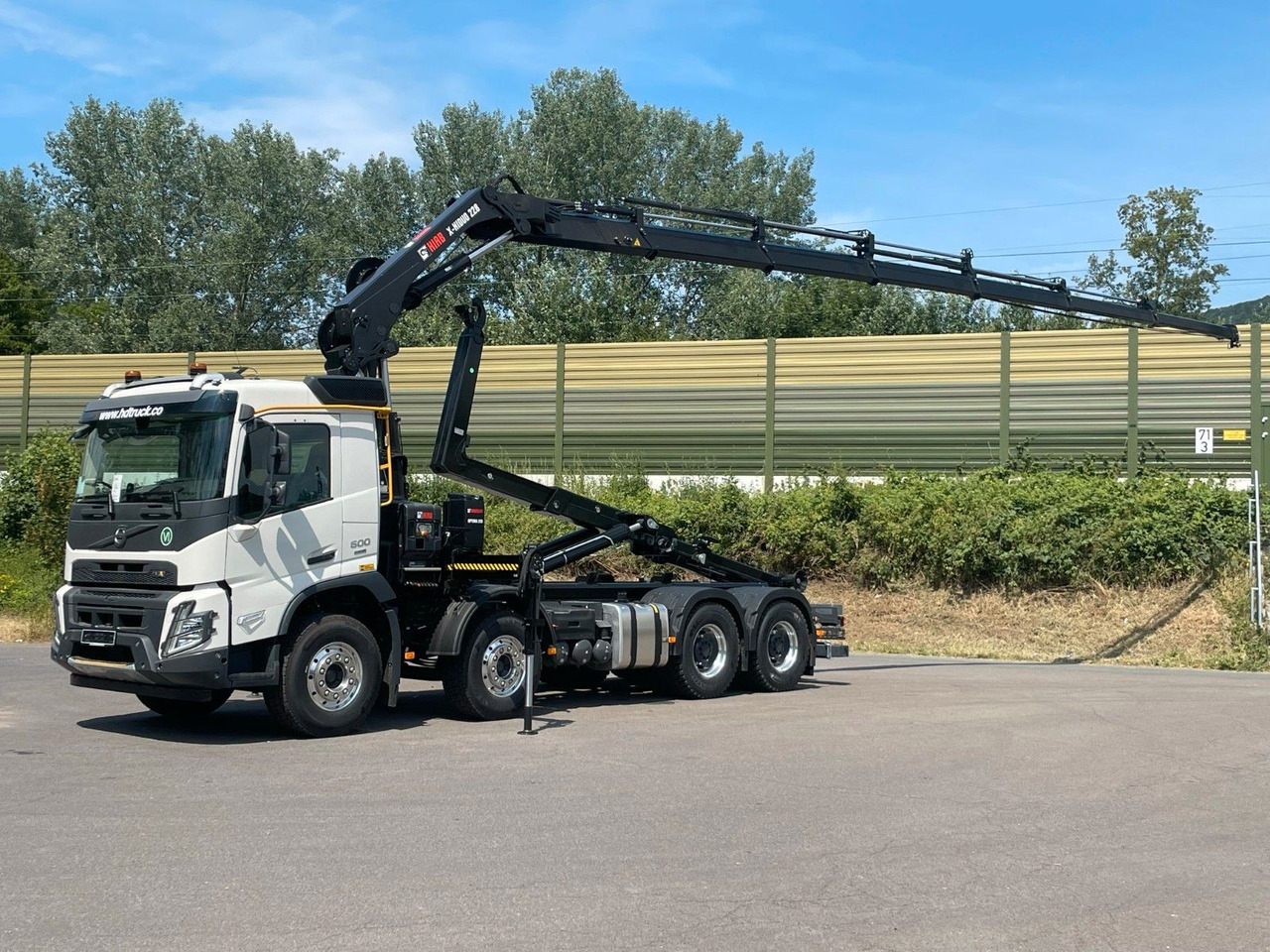 Volvo FMX 500 8x4 Abrollkipper + Kran Hiab 228-6 - Hákový nosič kontejnerů, Auto s hydraulickou rukou: obrázek 1 Volvo FMX 500 8x4 Abrollkipper + Kran Hiab 228-6 - Hákový nosič kontejnerů, Auto s hydraulickou rukou: obrázek 1