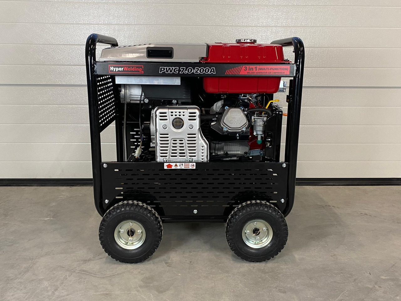 HyperWelding PWC7.0-200A 3 in 1 Multimachine (Generator, Lasapparaat en Luchtcompressor) - Vybavení garáže/ Dílny: obrázek 4 HyperWelding PWC7.0-200A 3 in 1 Multimachine (Generator, Lasapparaat en Luchtcompressor) - Vybavení garáže/ Dílny: obrázek 4