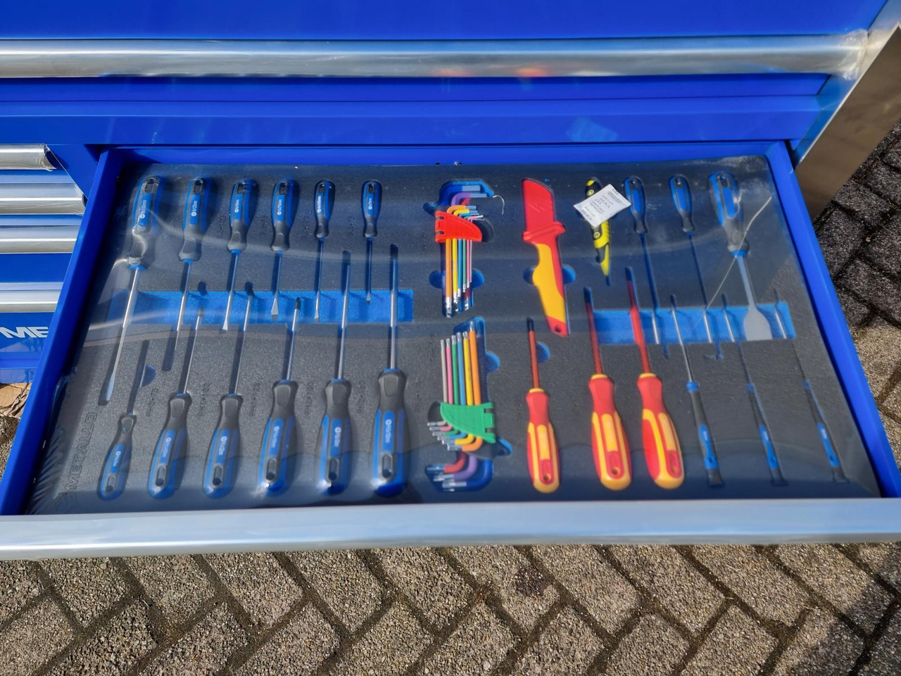 Metallo Mega Jumbo Gereedschapskist 11 lades waarvan 9 gevuld met gereedschap Nieuw - Vybavení garáže/ Dílny: obrázek 5 Metallo Mega Jumbo Gereedschapskist 11 lades waarvan 9 gevuld met gereedschap Nieuw - Vybavení garáže/ Dílny: obrázek 5