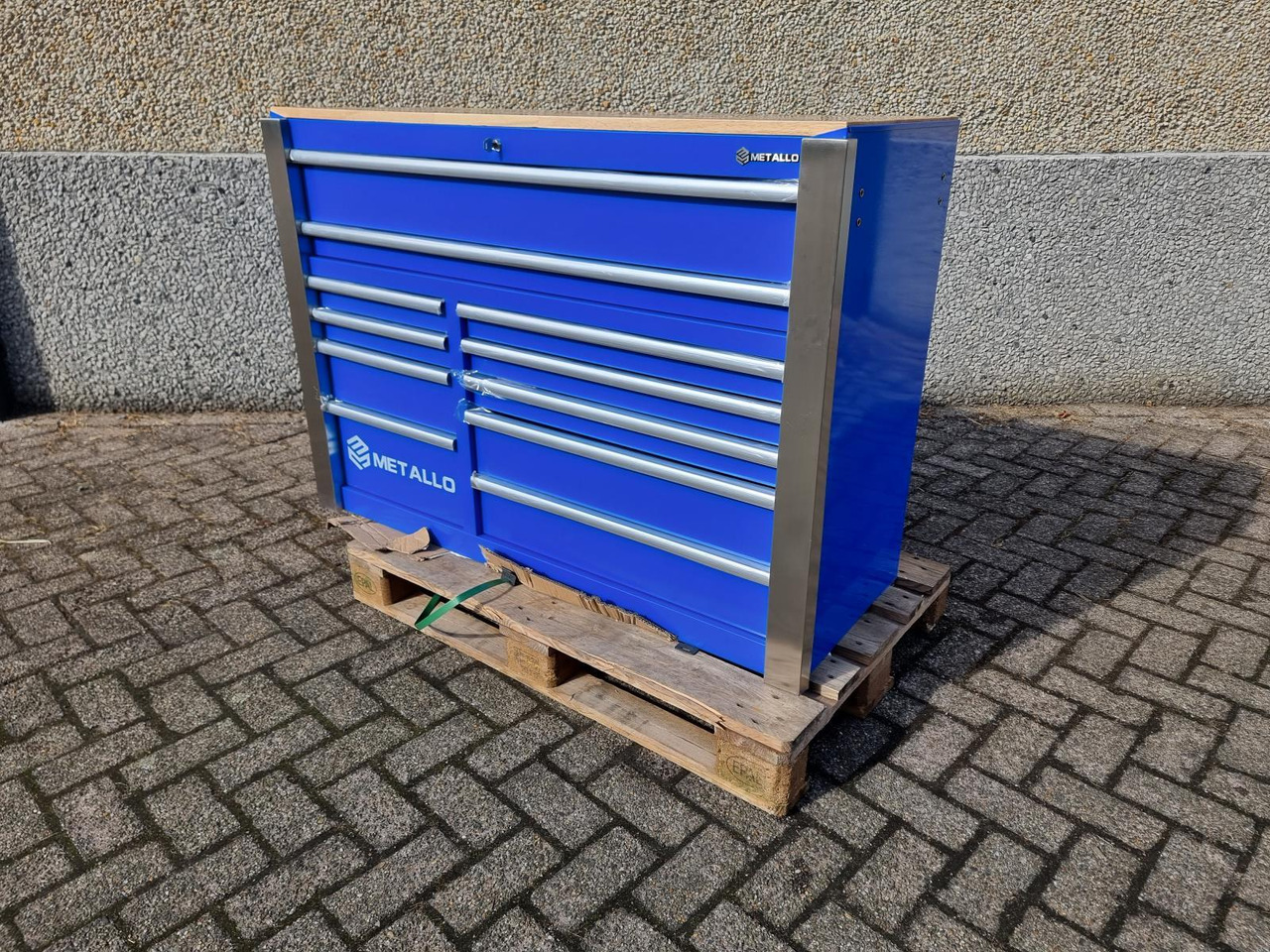 Metallo Mega Jumbo Gereedschapskist 11 lades waarvan 9 gevuld met gereedschap Nieuw - Vybavení garáže/ Dílny: obrázek 1 Metallo Mega Jumbo Gereedschapskist 11 lades waarvan 9 gevuld met gereedschap Nieuw - Vybavení garáže/ Dílny: obrázek 1