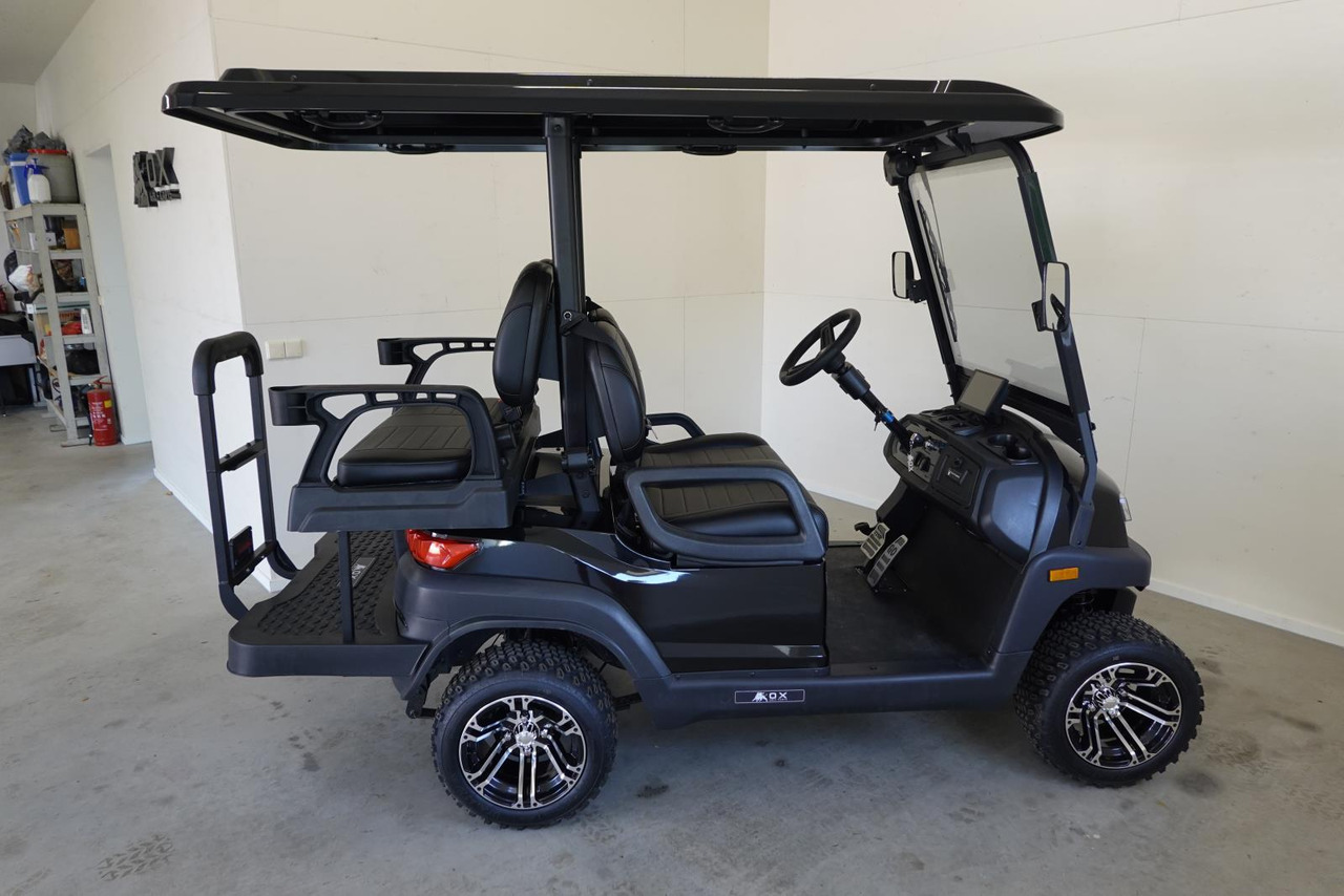 Nový Golfový vozík OX ZG4 4-zits Golfkar Zwart Nieuw: obrázek 10