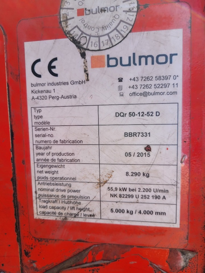Boční vozík Bulmor DQR50/12/55D: obrázek 8