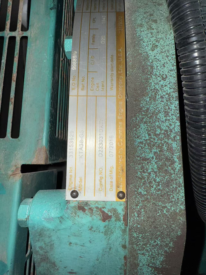 CUMMINS KTA38G5 - Nástroj/ Vybavení: obrázek 4 CUMMINS KTA38G5 - Nástroj/ Vybavení: obrázek 4