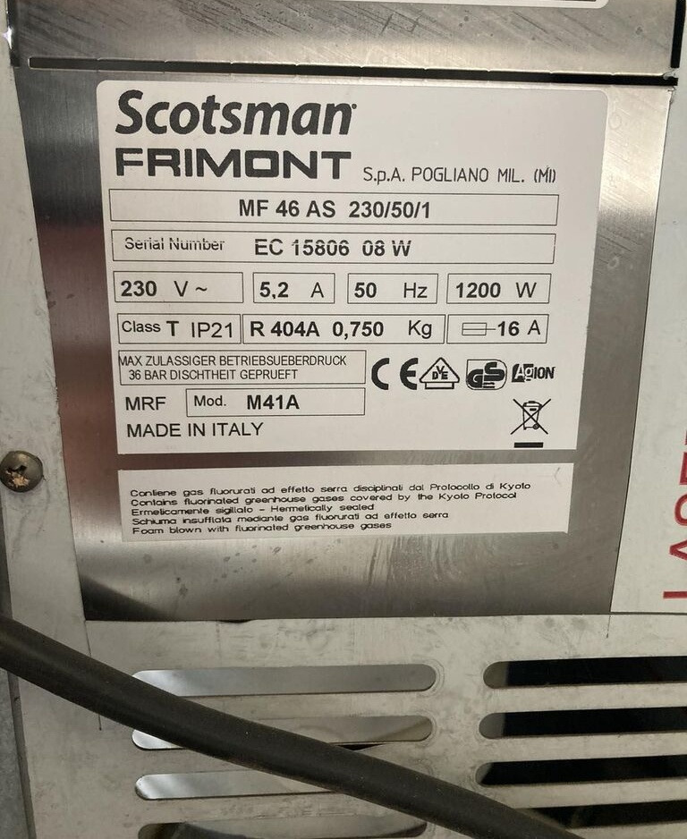 Potravinářský stroj Scotsman MF 46 AS: obrázek 6