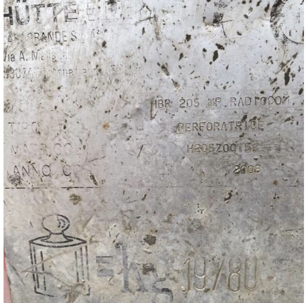 Hütte HBR 205 - Vrtná souprava: obrázek 4 Hütte HBR 205 - Vrtná souprava: obrázek 4