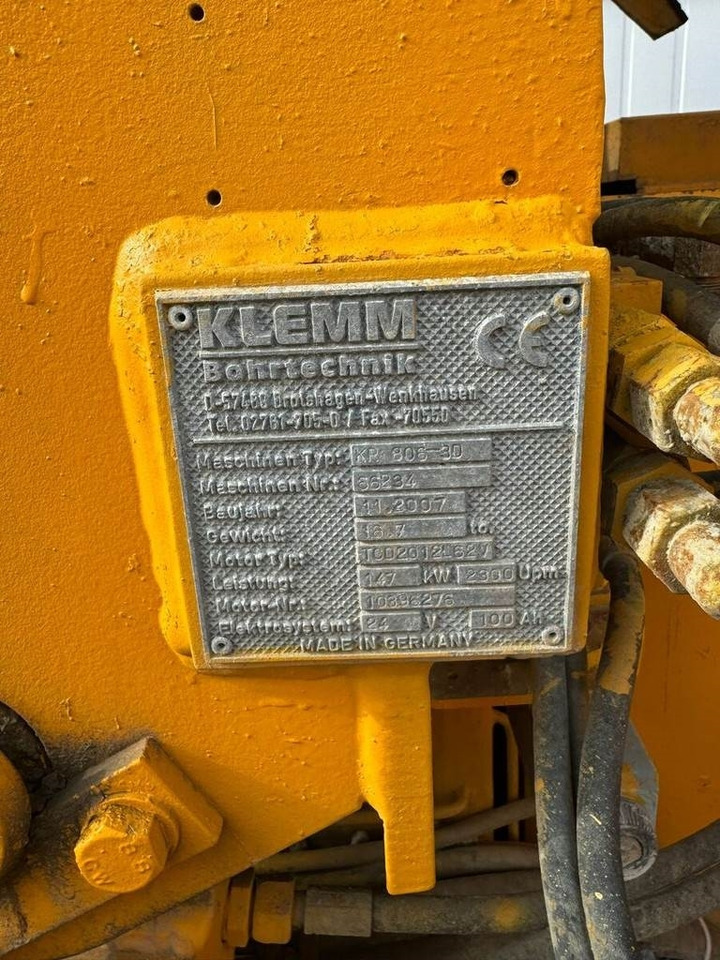 Klemm KR 806-3D with Double Rotary Head - Vrtná souprava: obrázek 2 Klemm KR 806-3D with Double Rotary Head - Vrtná souprava: obrázek 2