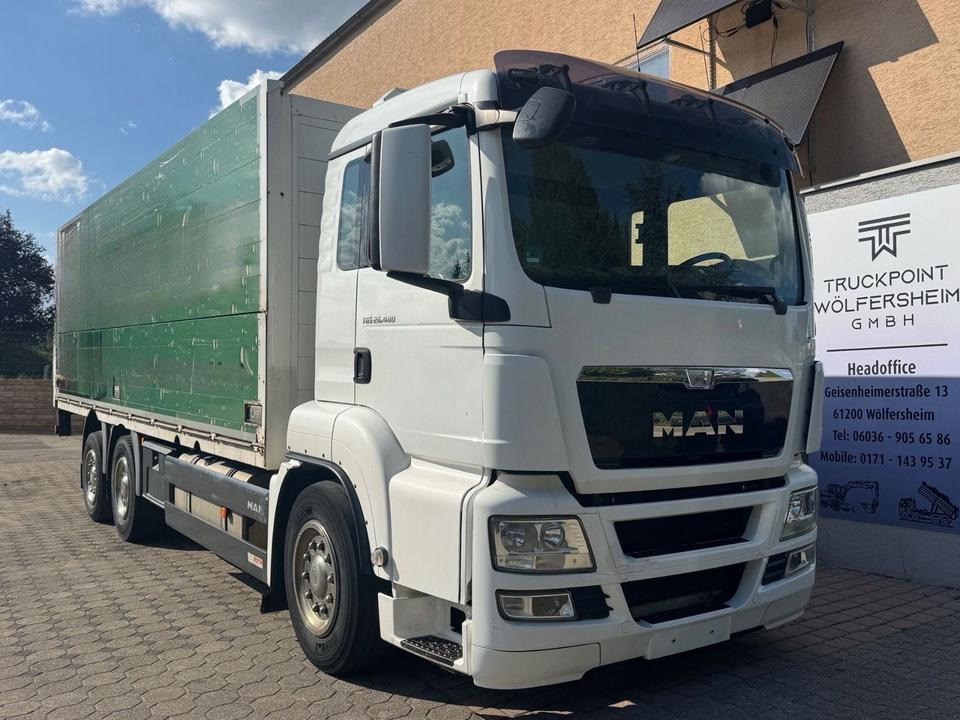 MAN TGS 26.480/Lenk-Lift/Kamera/AHK/Staplerhalterung - Skříňový nákladní auto: obrázek 1 MAN TGS 26.480/Lenk-Lift/Kamera/AHK/Staplerhalterung - Skříňový nákladní auto: obrázek 1