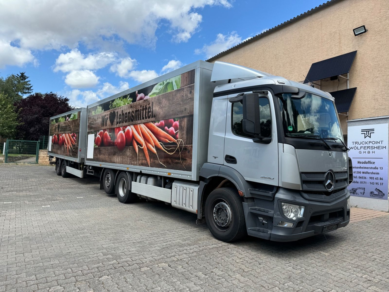 Mercedes-Benz Antos 2540/Durchladbar/Frigoblock/2x LBW/kpl.Zug - Chladírenský nákladní automobil: obrázek 1 Mercedes-Benz Antos 2540/Durchladbar/Frigoblock/2x LBW/kpl.Zug - Chladírenský nákladní automobil: obrázek 1