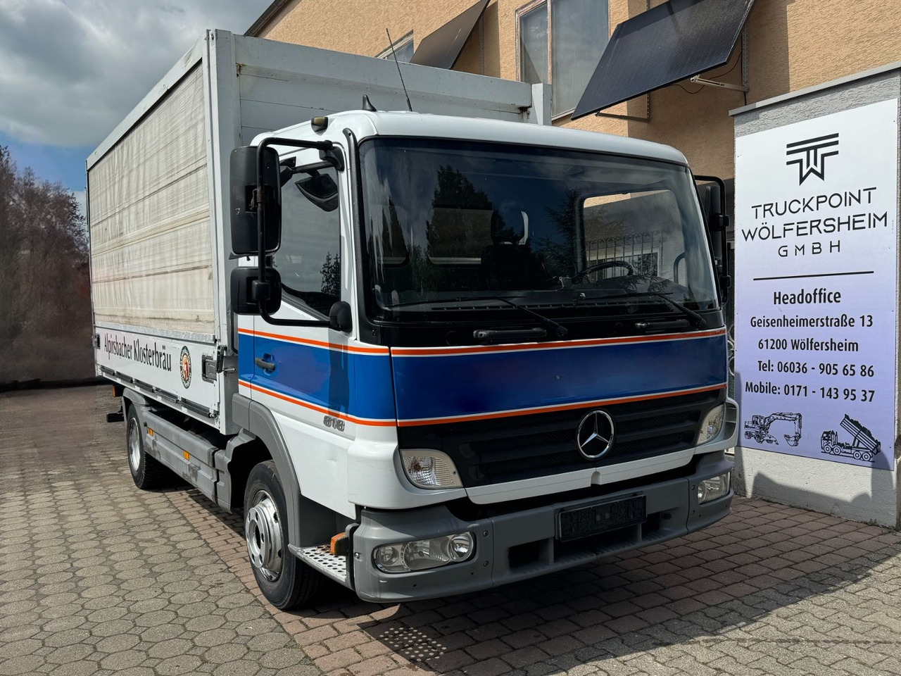 Mercedes-Benz Atego 818/Roll-Plane/Tüv-Neu/1xAHK-Maul/ - Přepravník nápojů: obrázek 1 Mercedes-Benz Atego 818/Roll-Plane/Tüv-Neu/1xAHK-Maul/ - Přepravník nápojů: obrázek 1