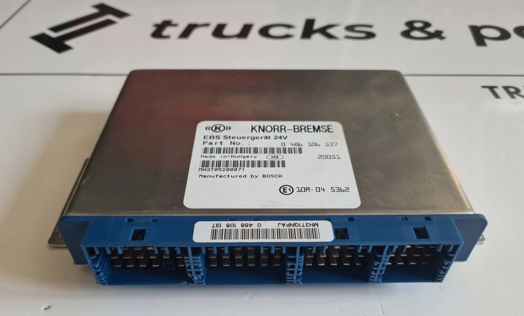 STEROWNIK KOMPUTER KASETA EBS FORD F-MAX 500 TRUCKS EURO 6 0486106137 MH3T05200071 - Řídicí blok: obrázek 3 STEROWNIK KOMPUTER KASETA EBS FORD F-MAX 500 TRUCKS EURO 6 0486106137 MH3T05200071 - Řídicí blok: obrázek 3