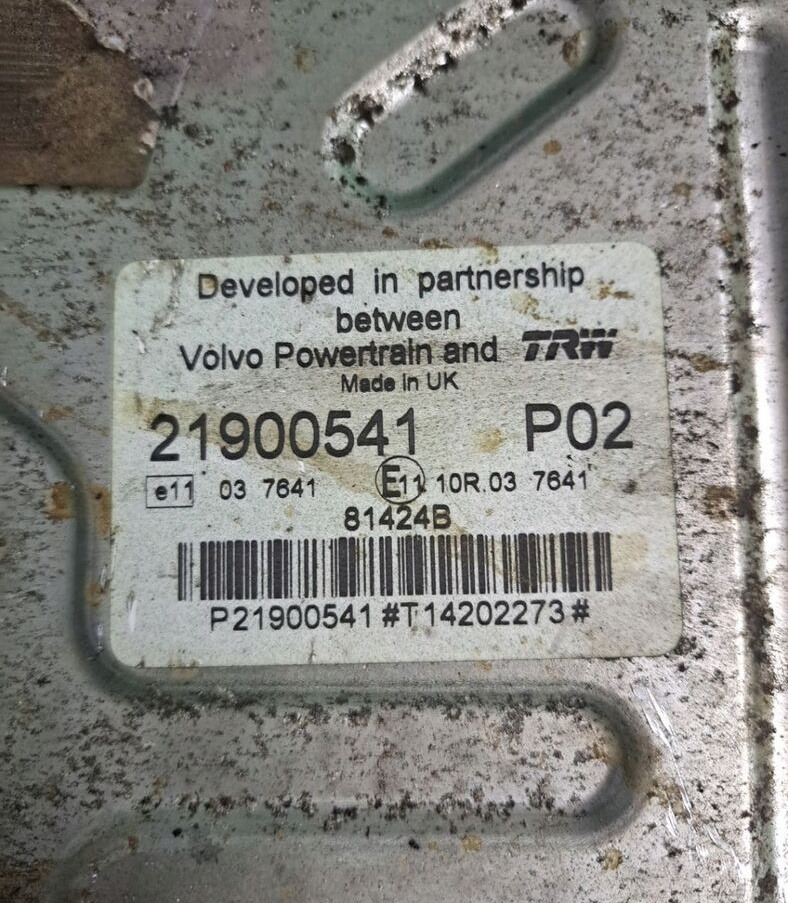 TRW KASETA KOMPUTER SILNIKA VOLVO FH 4 FM 4 21900541 - Řídicí blok pro Nákladní auto: obrázek 3 TRW KASETA KOMPUTER SILNIKA VOLVO FH 4 FM 4 21900541 - Řídicí blok pro Nákladní auto: obrázek 3