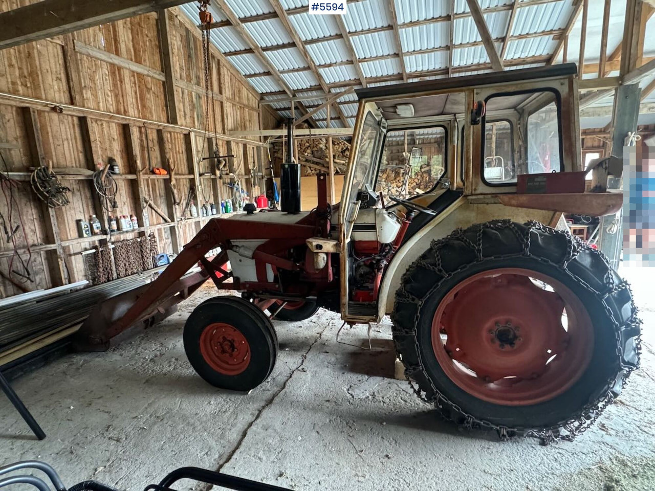 1974 David Brown 885 w/ loaders and chain. - Traktor: obrázek 5 1974 David Brown 885 w/ loaders and chain. - Traktor: obrázek 5