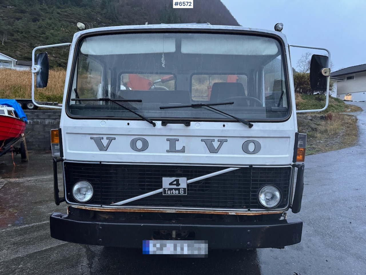 1980 Volvo F408 Turbo 6 4x2 w/ crane - Nákladní automobil valníkový/ Plošinový, Auto s hydraulickou rukou: obrázek 4 1980 Volvo F408 Turbo 6 4x2 w/ crane - Nákladní automobil valníkový/ Plošinový, Auto s hydraulickou rukou: obrázek 4