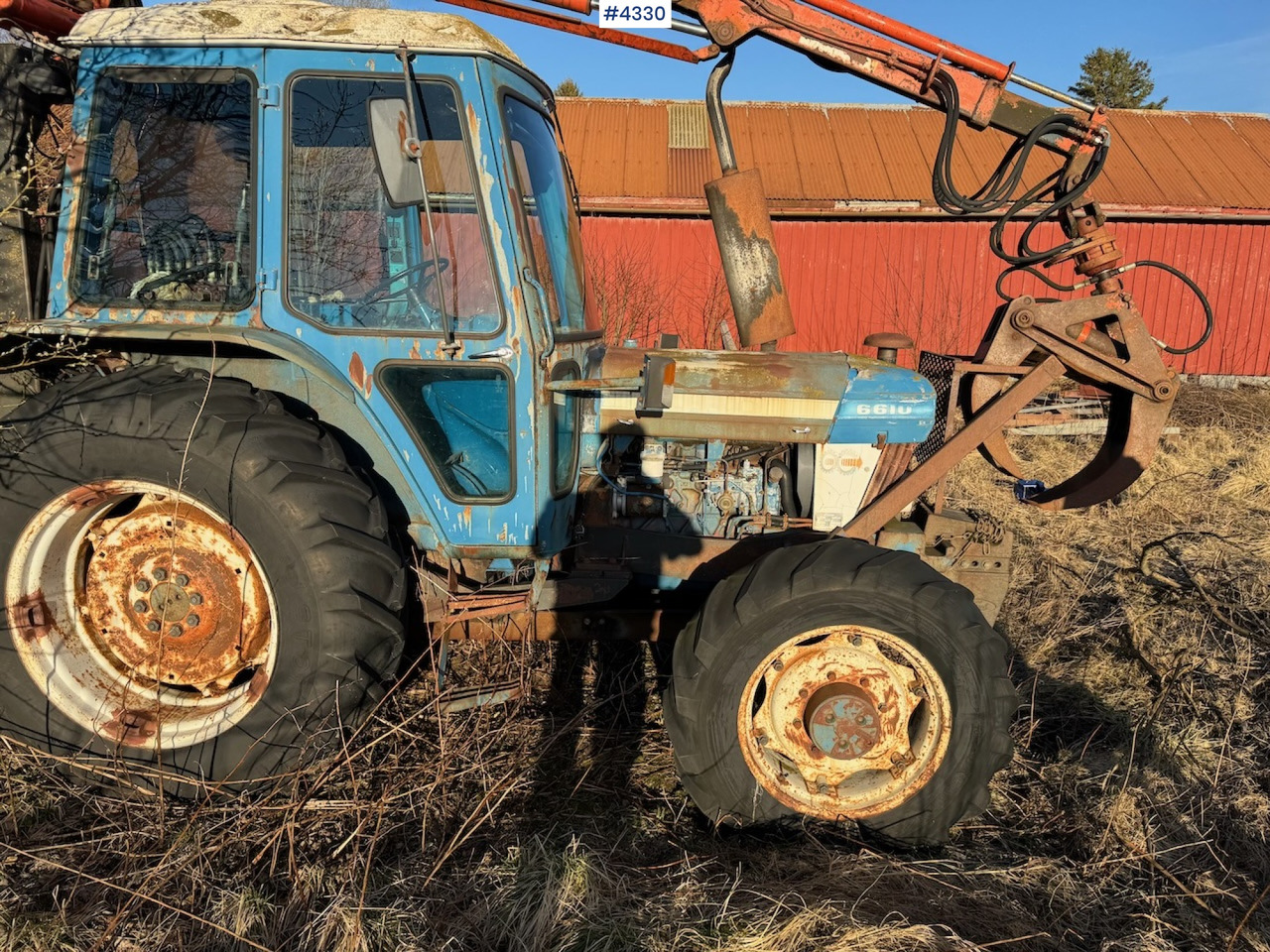 1981 Ford 6610 m/ FMV tømmerkran og tvillinghjul - Traktor: obrázek 4 1981 Ford 6610 m/ FMV tømmerkran og tvillinghjul - Traktor: obrázek 4
