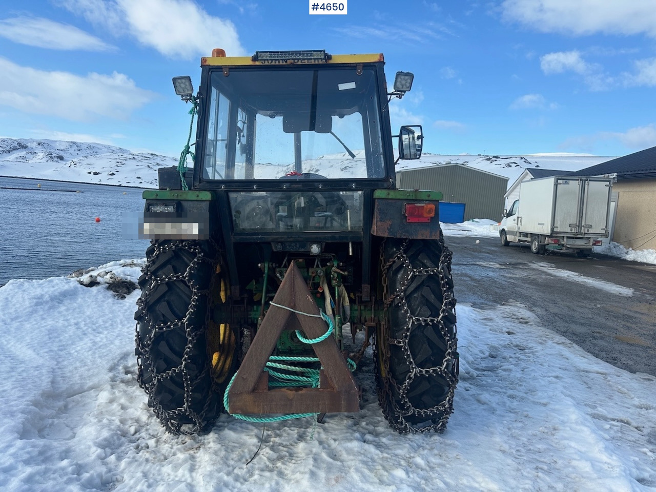 1981 John Deere 2040 w/ loader, triangle, snow blower, pallet forks and hydraulic unit. WATCH VIDEO. - Traktor: obrázek 4 1981 John Deere 2040 w/ loader, triangle, snow blower, pallet forks and hydraulic unit. WATCH VIDEO. - Traktor: obrázek 4