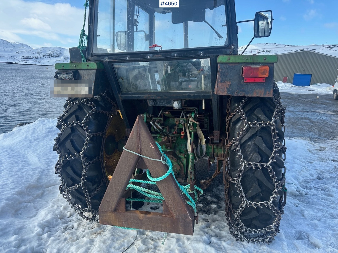 1981 John Deere 2040 w/ loader, triangle, snow blower, pallet forks and hydraulic unit. WATCH VIDEO. - Traktor: obrázek 5 1981 John Deere 2040 w/ loader, triangle, snow blower, pallet forks and hydraulic unit. WATCH VIDEO. - Traktor: obrázek 5