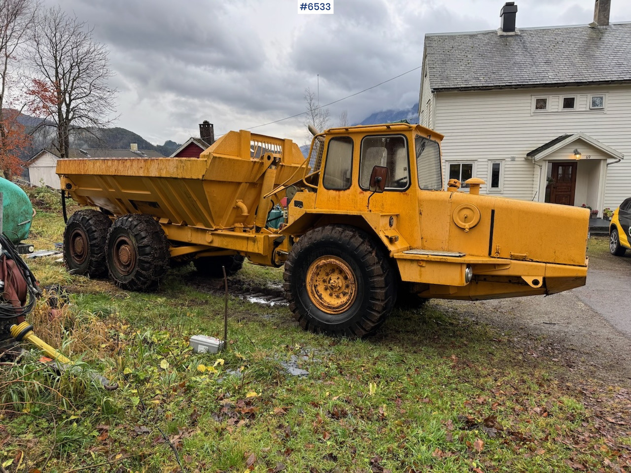 1984 Volvo 861 Dumper 6x6. Lightly repair object. - Kloubový sklápěč: obrázek 5 1984 Volvo 861 Dumper 6x6. Lightly repair object. - Kloubový sklápěč: obrázek 5
