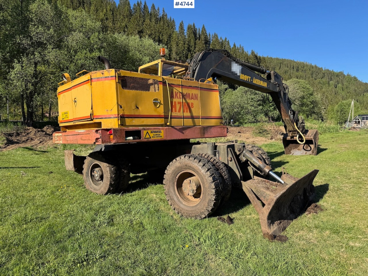 Rýpadlo 1985 Åkerman H7M B Wheel machine: obrázek 17