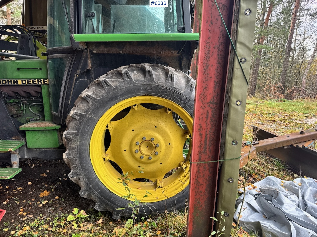 Traktor 1985 John Deere 2040 4x4 m/ Frontlaster.: obrázek 7