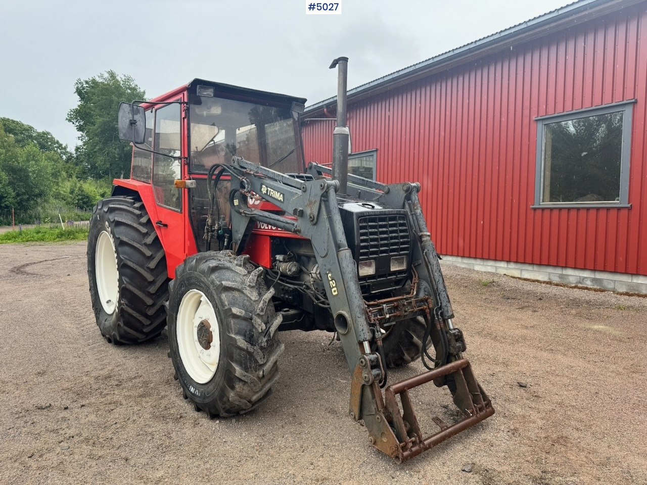 Traktor 1985 Volvo Valmet 805 Turbo 4x4 w/ Front loader: obrázek 9