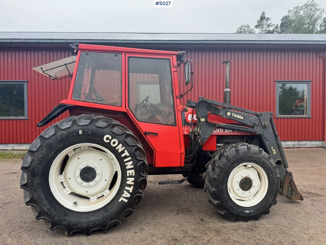 Traktor 1985 Volvo Valmet 805 Turbo 4x4 w/ Front loader: obrázek 7