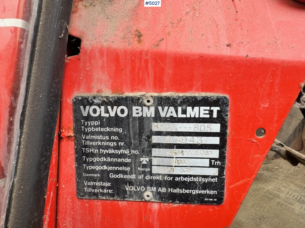 Traktor 1985 Volvo Valmet 805 Turbo 4x4 w/ Front loader: obrázek 34