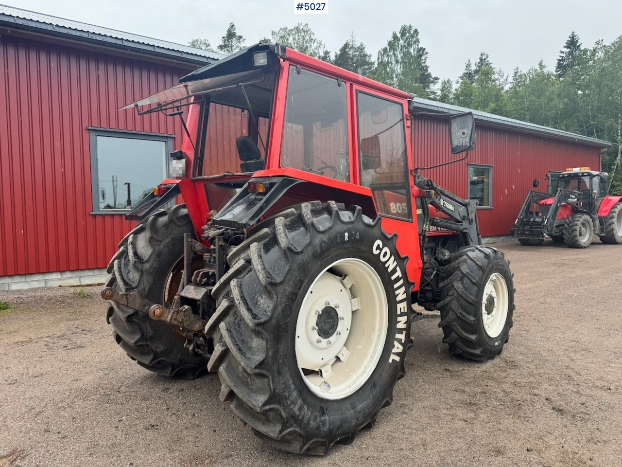 Traktor 1985 Volvo Valmet 805 Turbo 4x4 w/ Front loader: obrázek 6