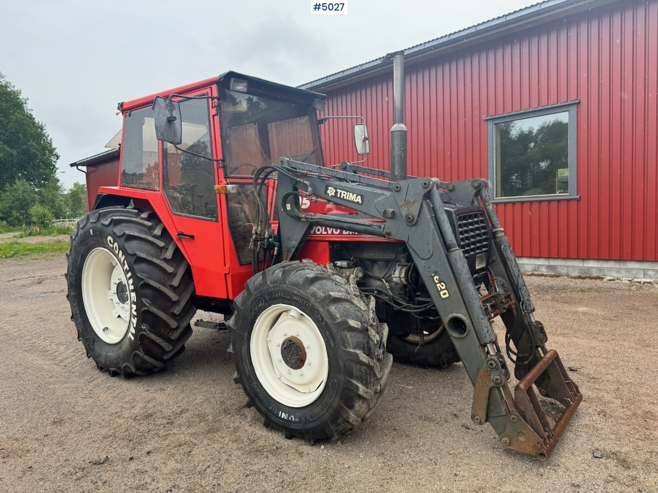 Traktor 1985 Volvo Valmet 805 Turbo 4x4 w/ Front loader: obrázek 8